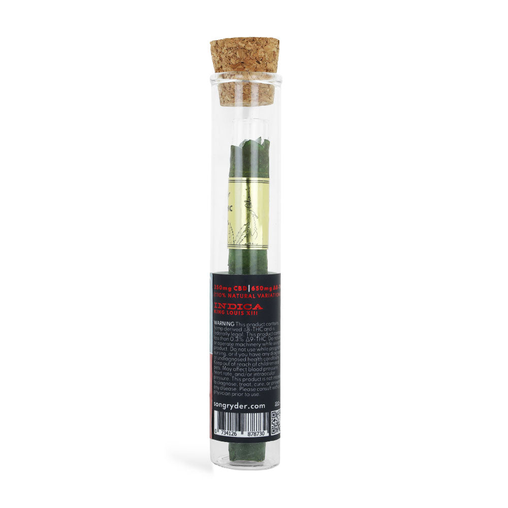 Song Ryder Ramblin' Wrapped Cigars in hemp-wrapped. King Louis XIII Strain. 